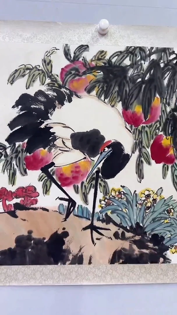 国画庄寿红-4平尺-花鸟国画