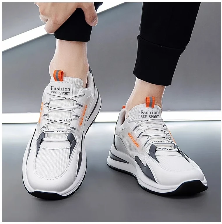 品牌断码夏季透气运动鞋时尚休闲鞋男士潮流轻便潮鞋百搭网面男鞋