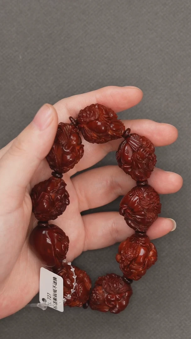 手串橄榄核八**财橄榄核手串