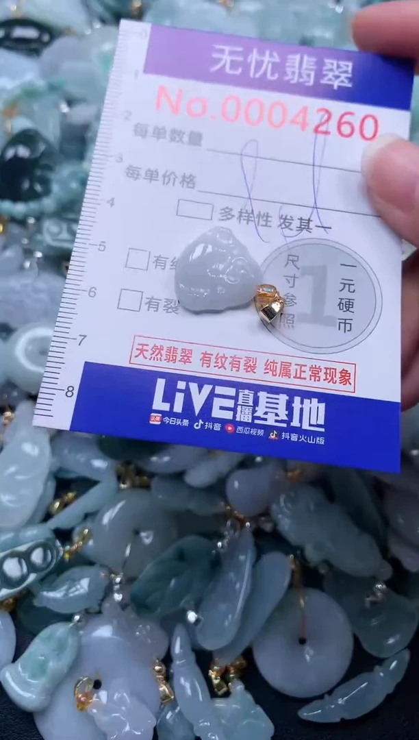 颈饰未镶嵌翡翠4260