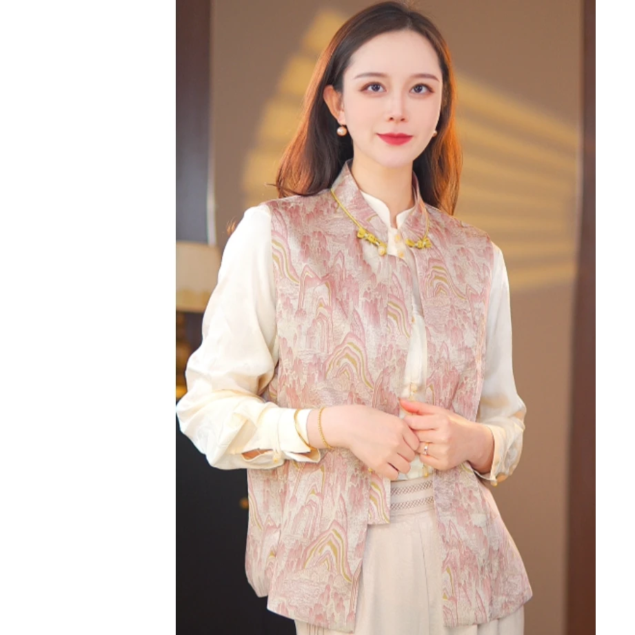 【锦绣山河】 新中式春季原创百搭马甲