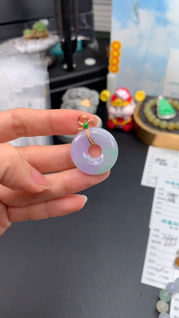 定制翡翠18K金镶嵌模式推广期48小时鉴赏期