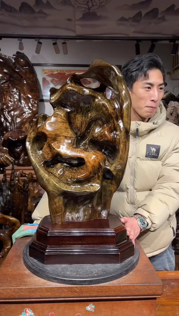 【闪购商品】金丝楠木艺金丝楠木自然摆件