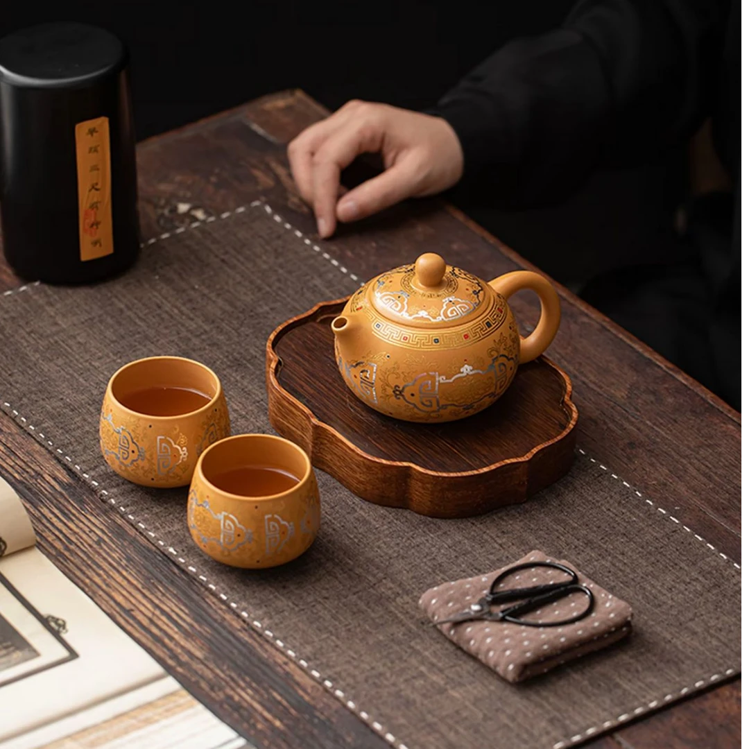 全银错凤鸣 高端陶瓷套组