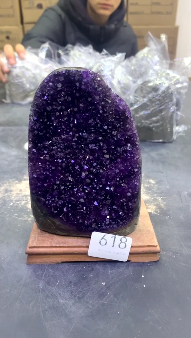 【闪购商品】水晶摆件未镶嵌天然紫水晶摆件618