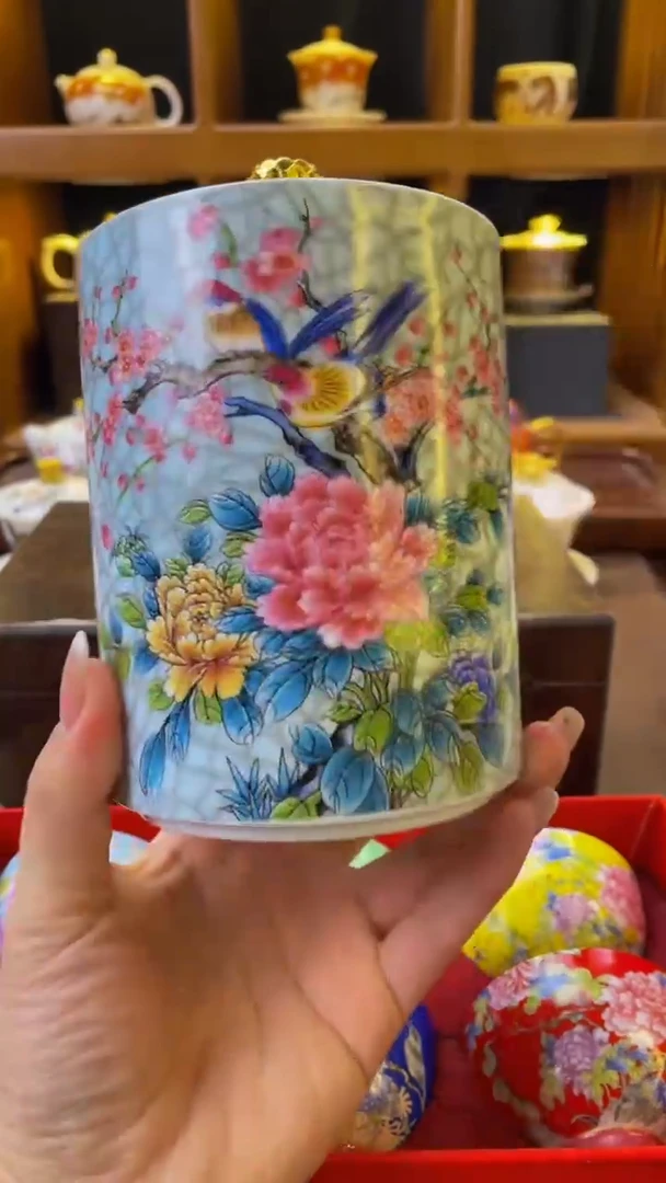 【闪购商品】杯喜上眉梢茶叶罐大号