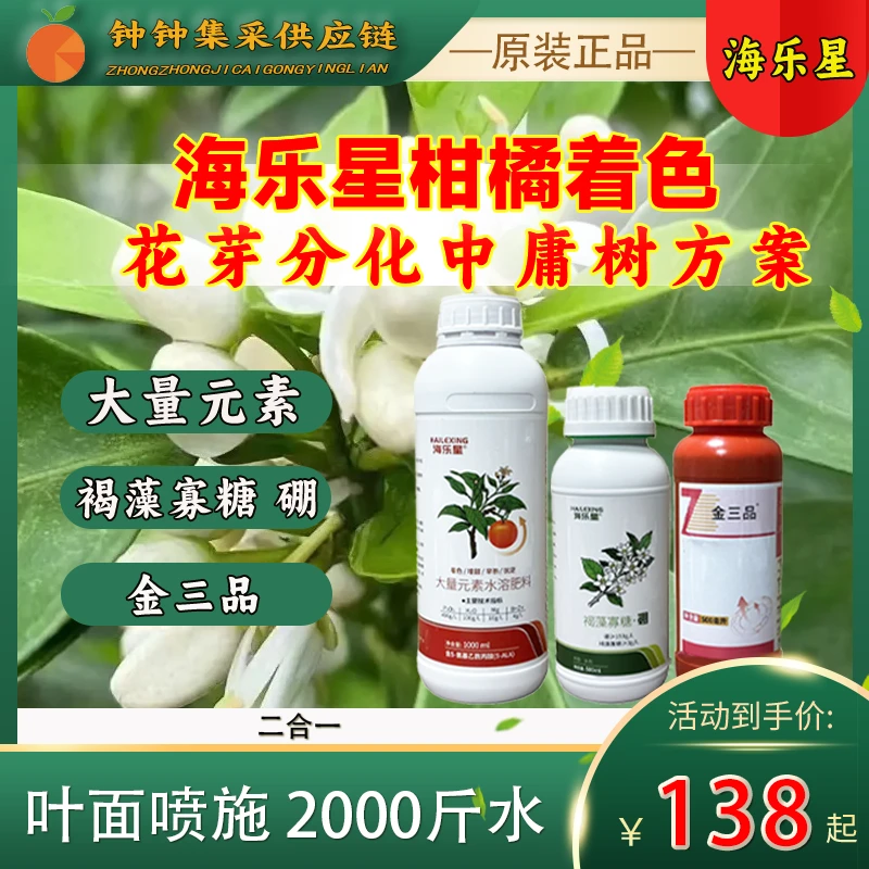 ‘双十一“柑橘中庸旺树花芽分化着色方案