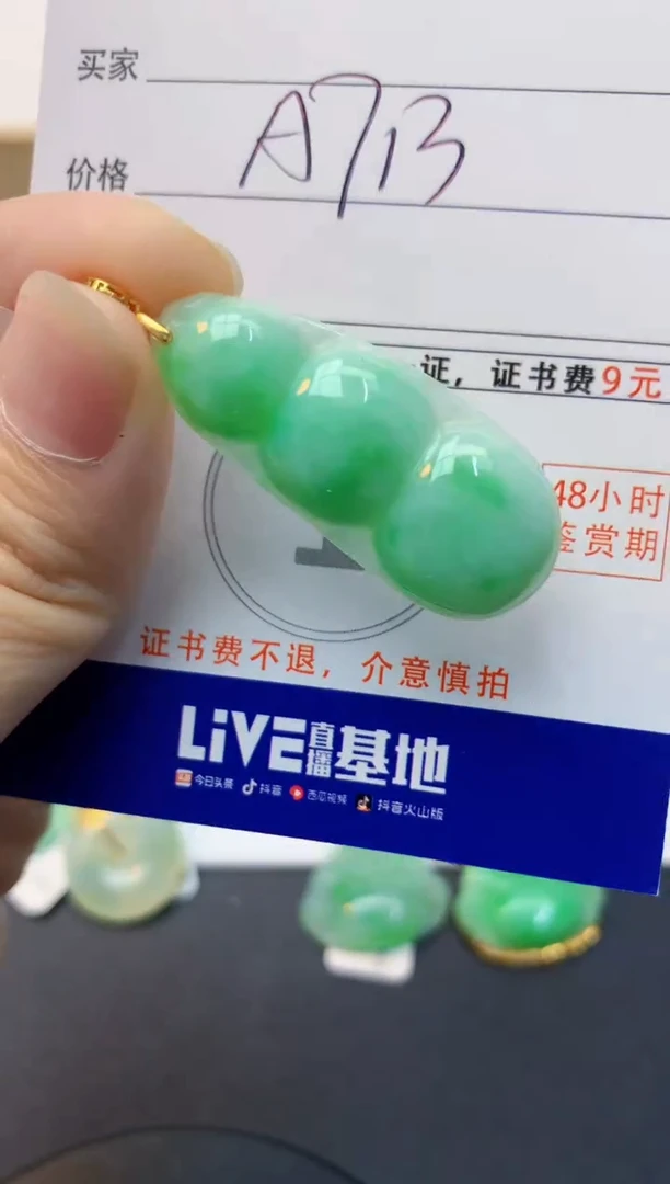颈饰未镶嵌翡翠天然缅甸A货翡翠
