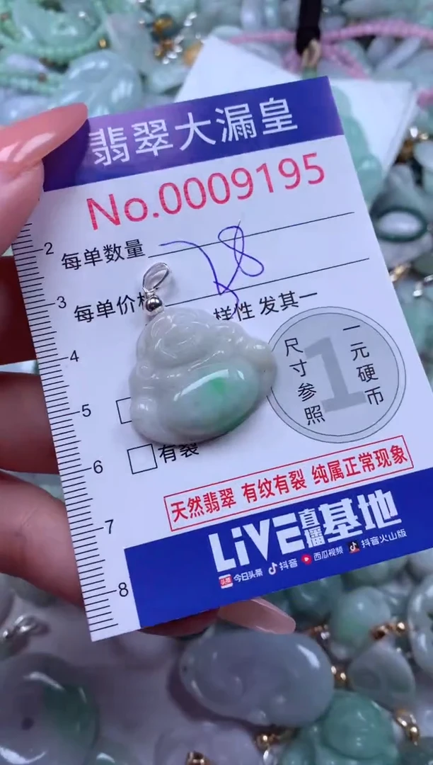 吊坠(不含链)未镶嵌翡翠9195