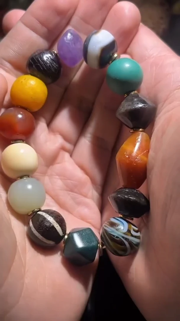 非金属石英石pz1224-4多宝手串