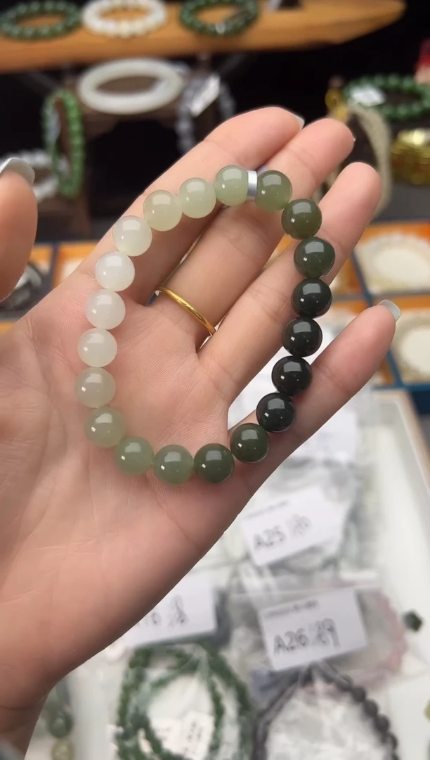 手链未镶嵌和田玉A27多样性发一