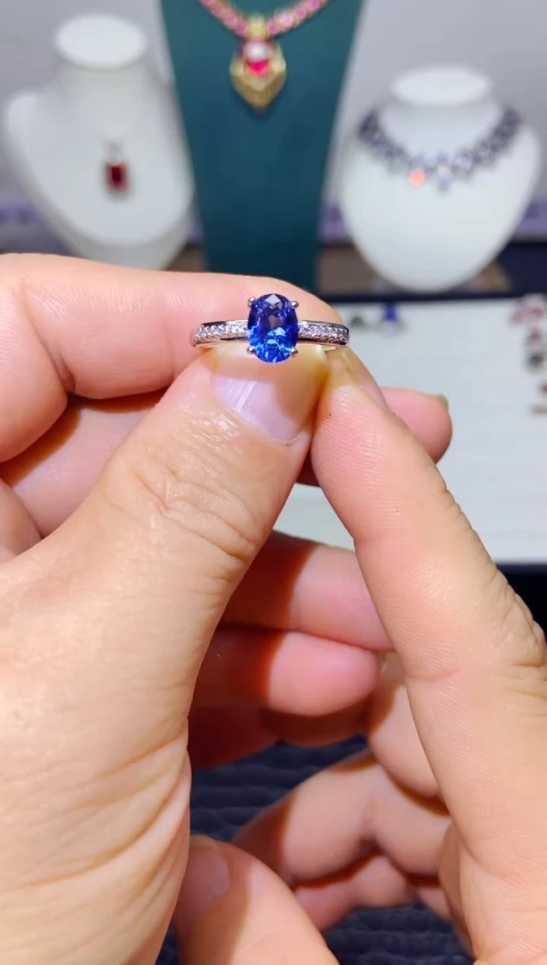 银S925镶嵌耳饰紫晶1