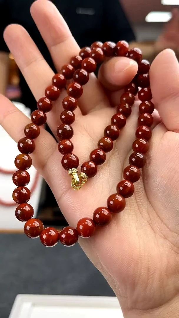 银S925镶嵌收藏卡8大山包鸡浆项链-多样性发一件南红玛瑙一件21