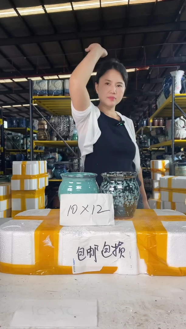 宜兴紫砂粗陶花盆10/12