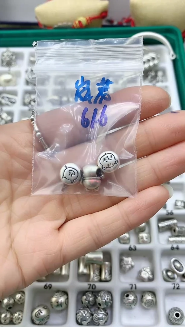 珐琅足银-风铃子银饰-岚茂