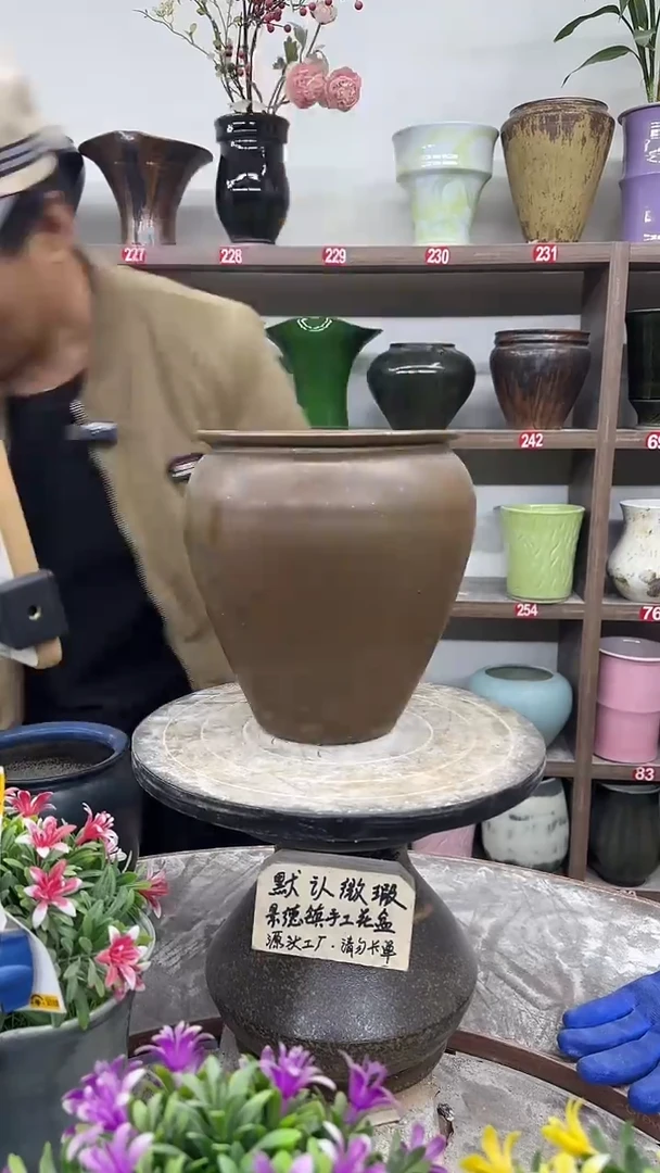 12-17-高23口16瑕-花盆