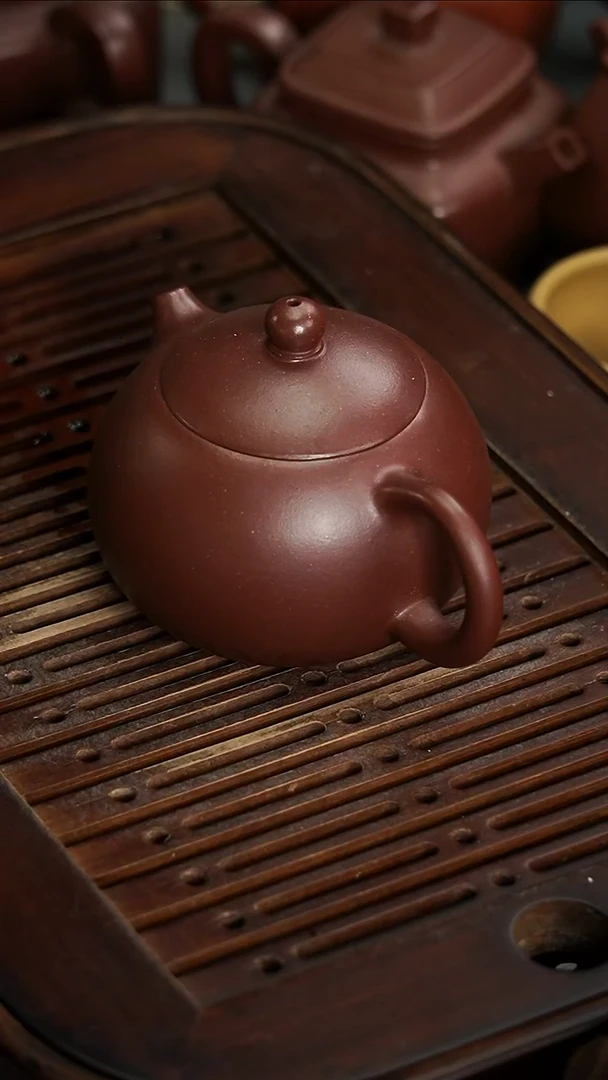 茶壶紫砂宜兴紫砂半手紫泥西施200毫升