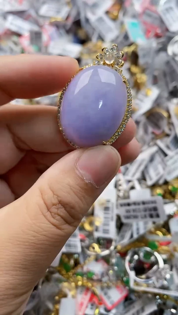 翡翠戒指银S925镶嵌66566      2