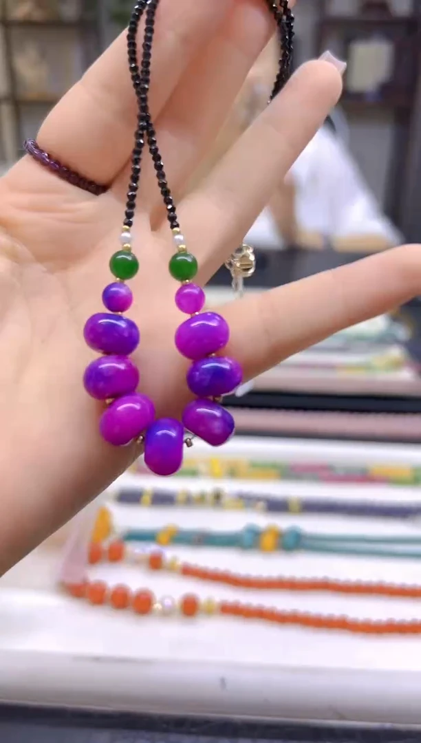 未镶嵌苏纪石（舒俱来）项链DIY款X408