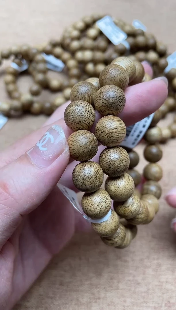 沉香手串菩萨棋龙鳞纹1.1+圆珠单圈多样性发其一