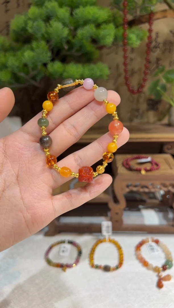 未镶嵌手链南红玛瑙手饰@@