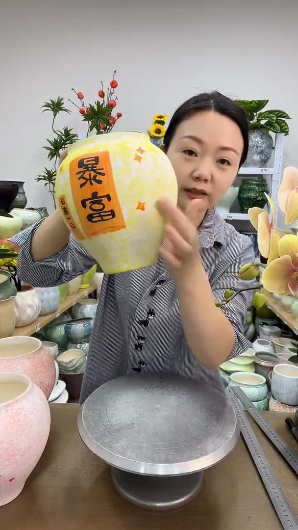 11.24陶瓷花盆直播链接高.    20  口12