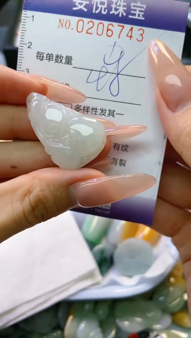 翡翠未镶嵌颈饰闪购0206743