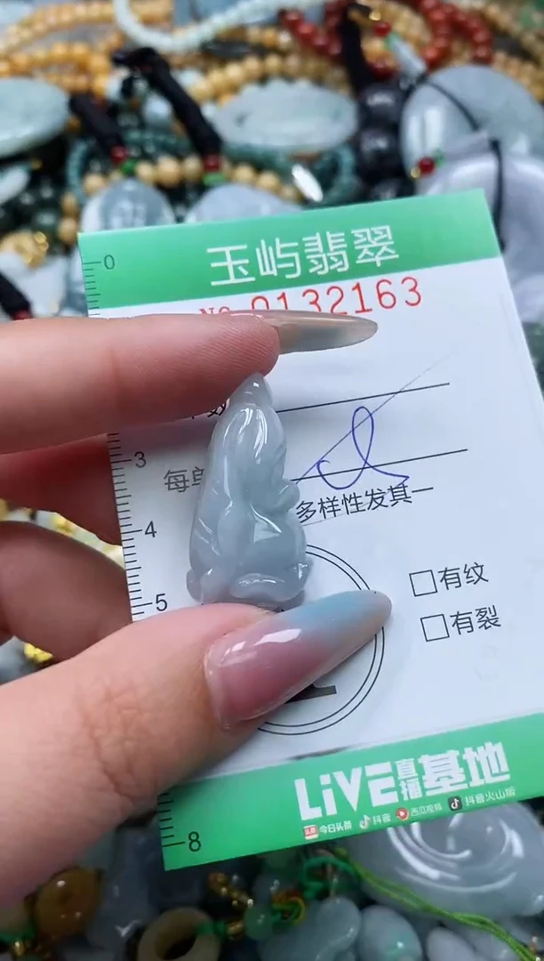 翡翠未镶嵌颈饰闪购0132163多样性发其一