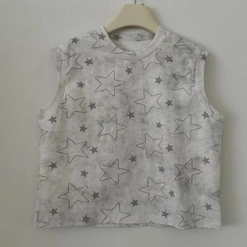 套头夏季圆领青春活力男宝宝背心