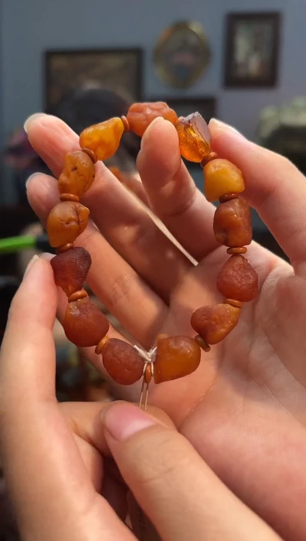 手串琥珀未镶嵌手串