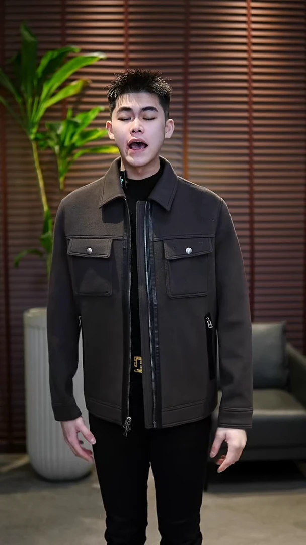 54码（155-170斤）男士羊毛夹克