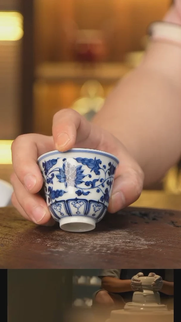 7景德镇手工手绘杯