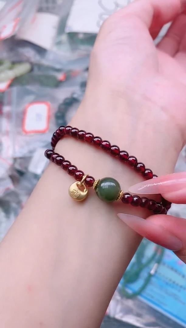 手链未镶嵌石榴石多样性发拍一发一