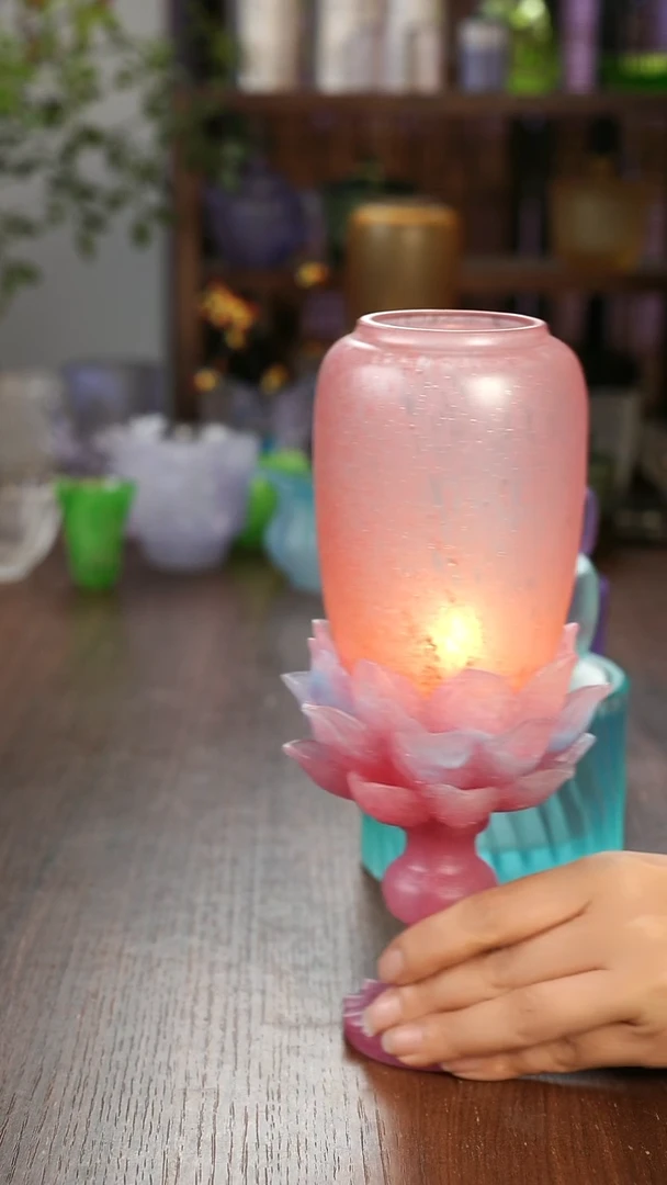 香**合闪购宝莲灯粉蓝色