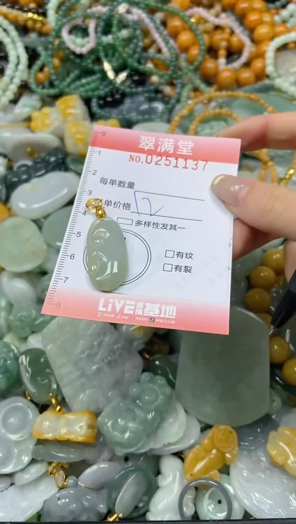 未镶嵌挂件翡翠闪购0251137