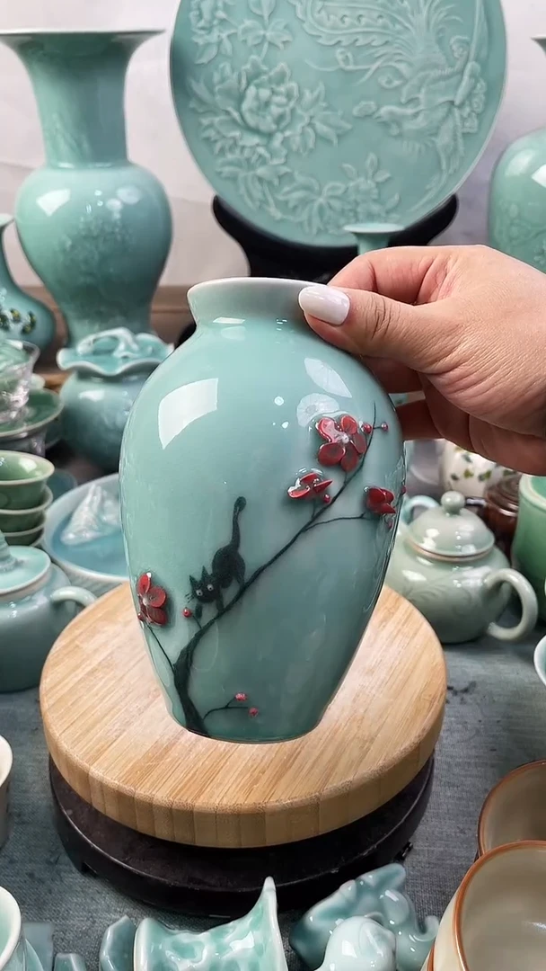 【闪购商品】手工捏花 福利款 慧仙青瓷 瓷器