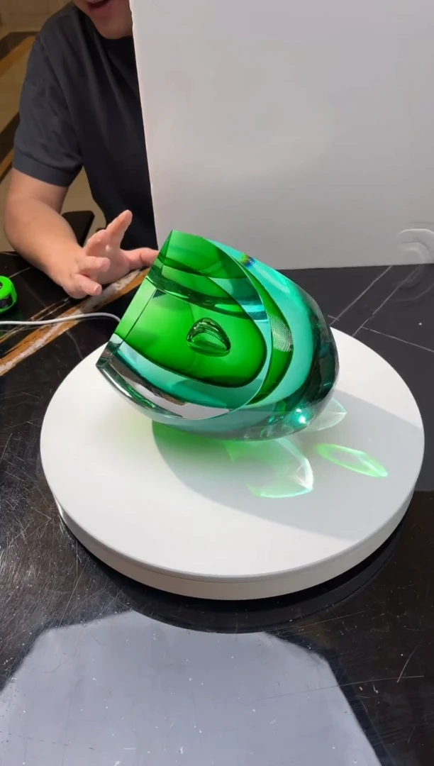 【闪购商品】茶宠AJ05698祖母绿春艺术摆件