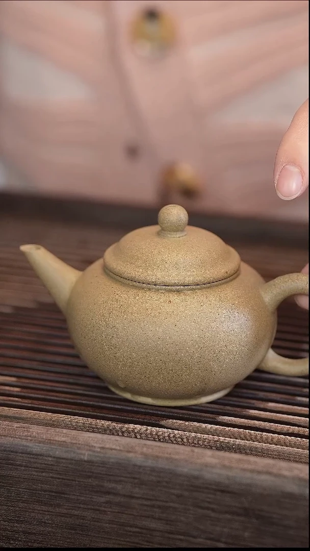 茶壶紫砂全手 水平 本绿 190cc