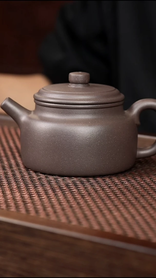 茶壶紫砂天青 德钟