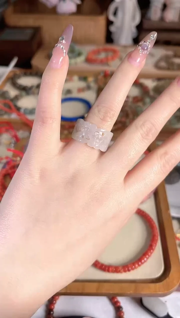 未镶嵌戒指和田玉多样性发其一备注圈口