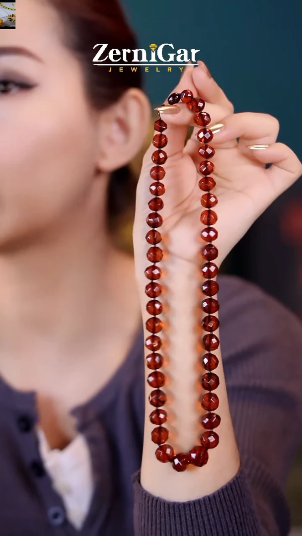 【闪购商品】琥珀颈饰未镶嵌天然琥珀项链