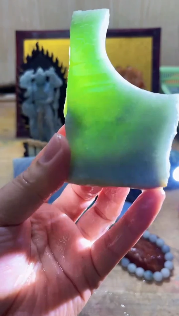 未镶嵌挂件翡翠A货常星6732