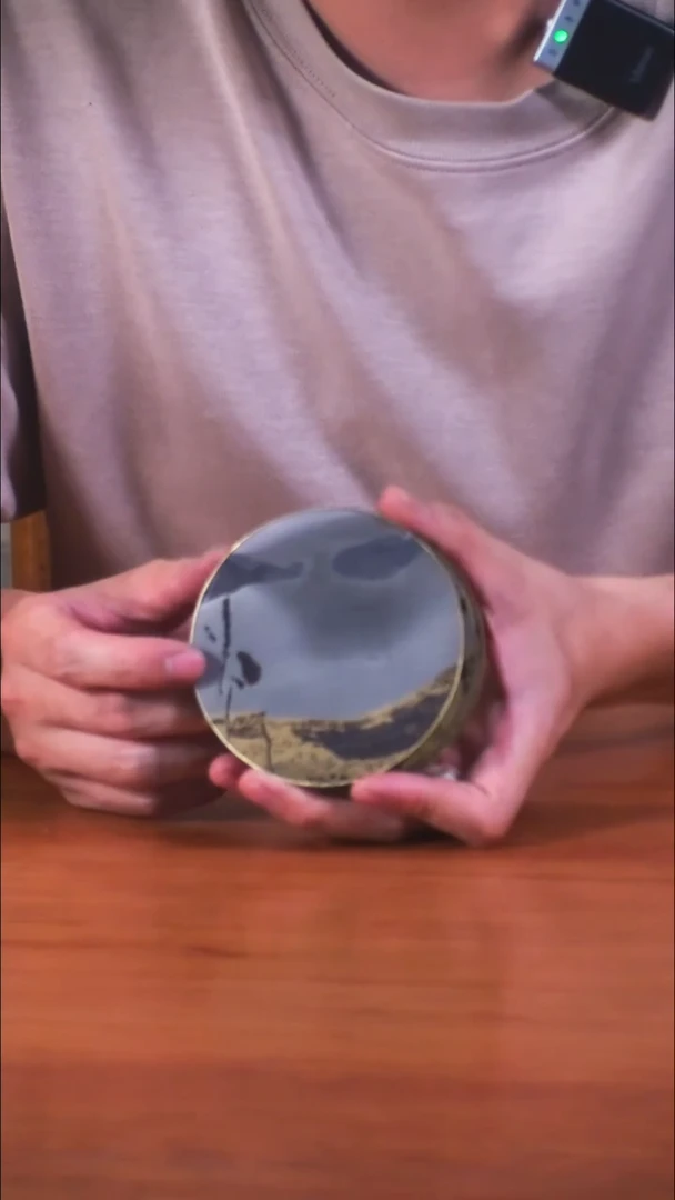 天然国画石茶具套装