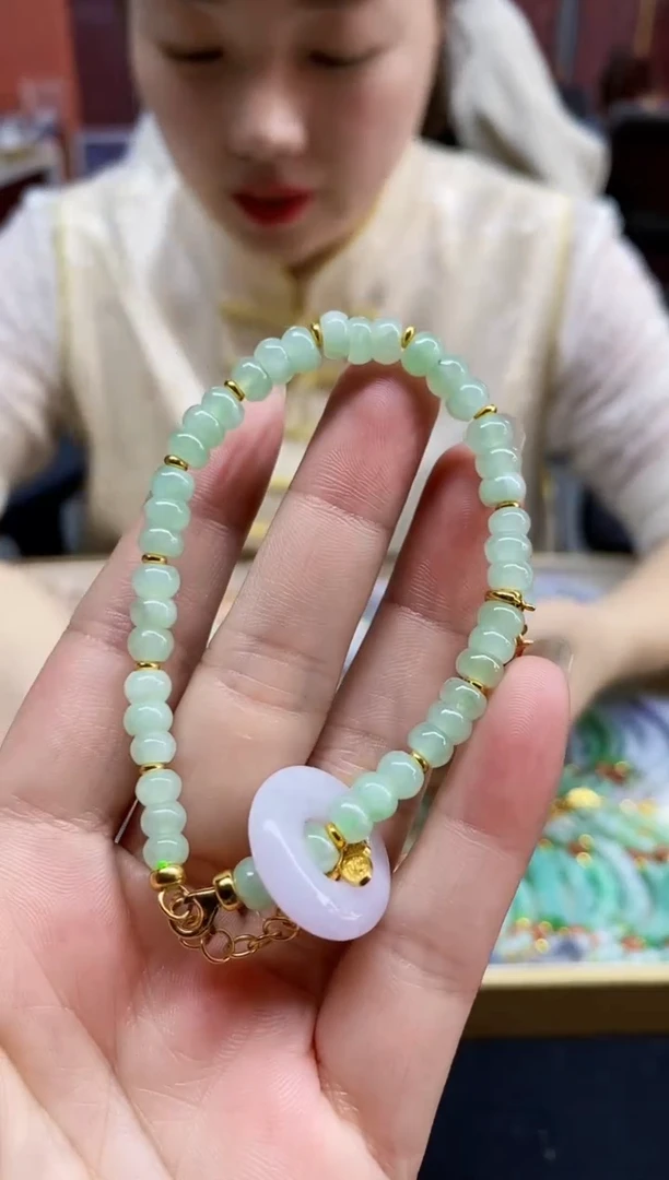 颈饰未镶嵌翡翠翡翠手串
