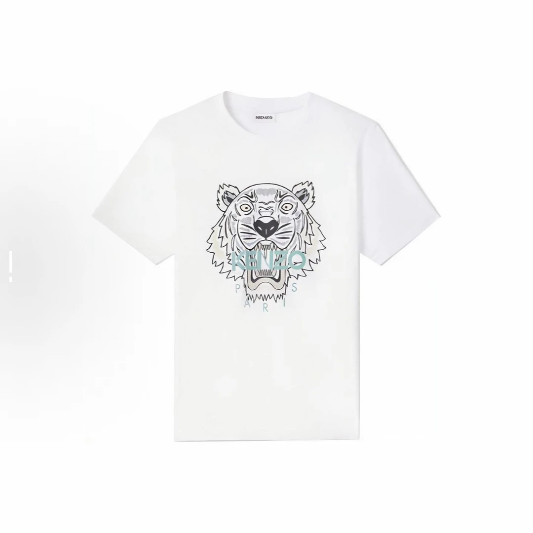 未使用 KENZO/肯佐 虎头短袖 白色 TP010338