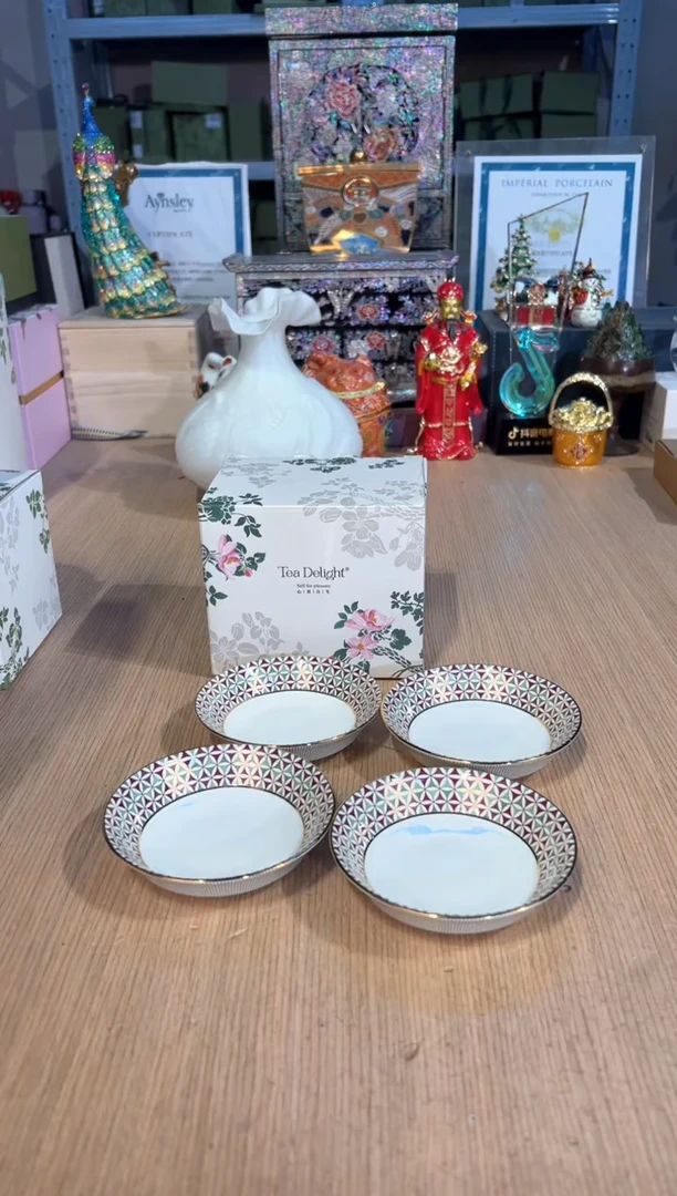 【闪购商品】杯106歌剧院小料碟套四（粉）