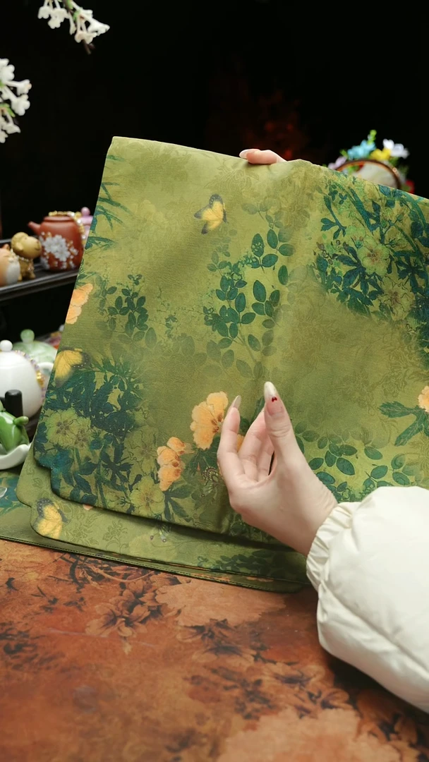 【闪购商品】68*36春颜缎面防水茶席