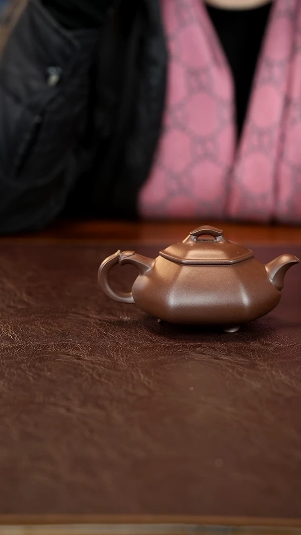 茶壶紫砂六方简瓢