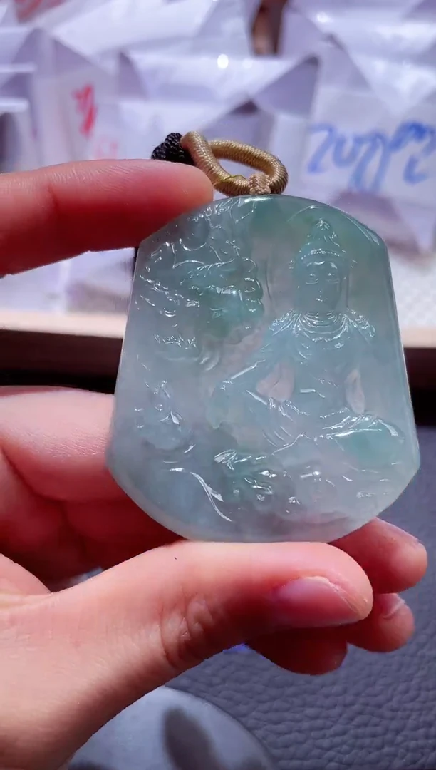 颈饰未镶嵌翡翠00009508文殊