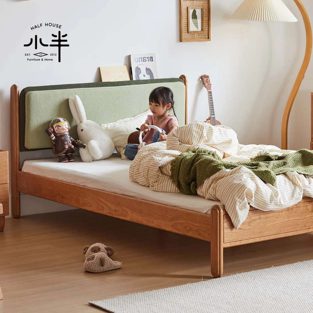 清仓品小半家具  樱桃木寻梦儿童床